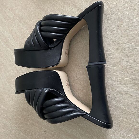 Michael Kors Portia Quilted Leather Platform Sandal - Picture 6 of 12